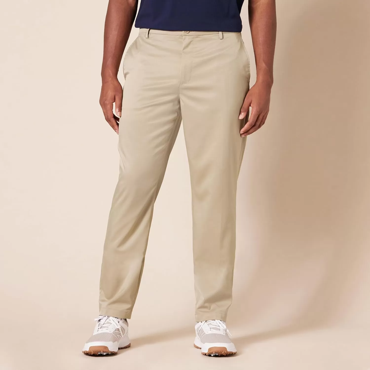 imageAmazon Essentials Mens Athleticfit Stretch Golf Pants Available in Big ampamp TallKhaki Brown