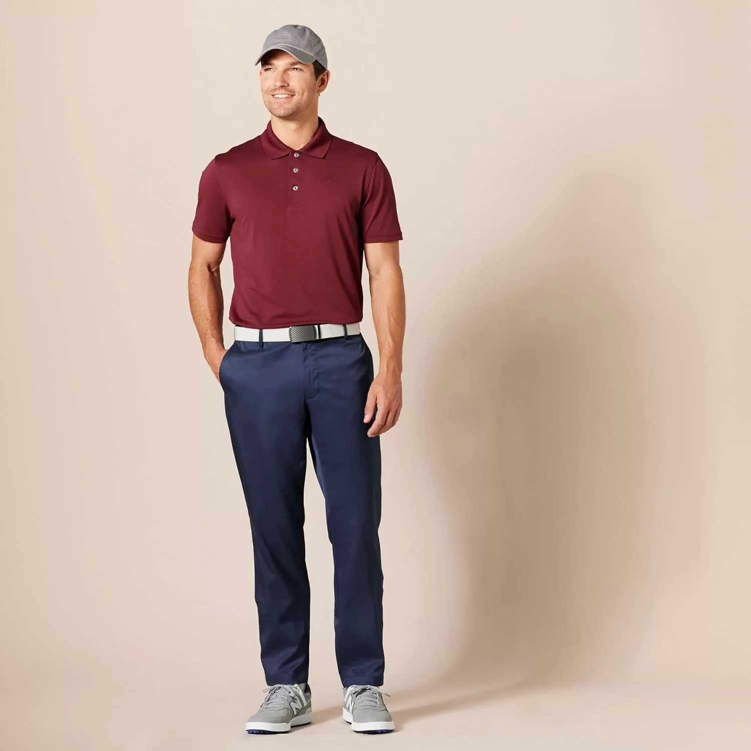 imageAmazon Essentials Mens Athleticfit Stretch Golf Pants Available in Big ampamp TallNavy