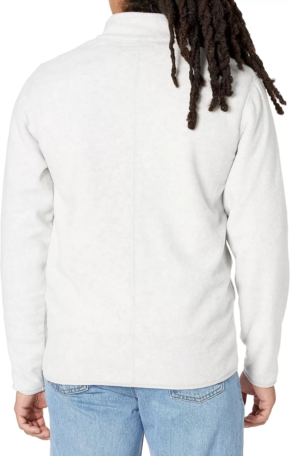 imageAmazon Essentials Mens FullZip Fleece Jacket Available in Big ampamp TallLight Grey Heather