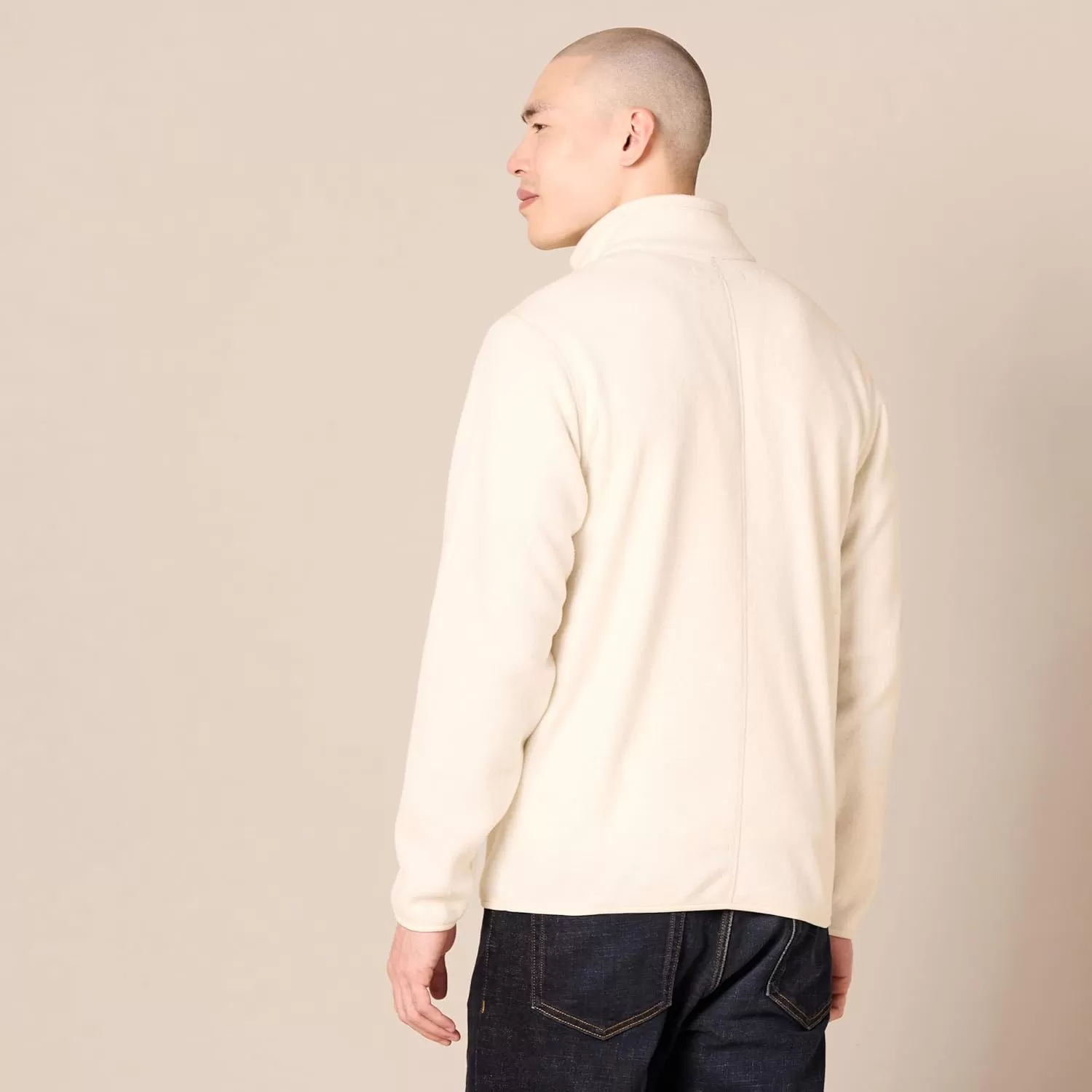 imageAmazon Essentials Mens FullZip Fleece Jacket Available in Big ampamp TallOatmeal Heather