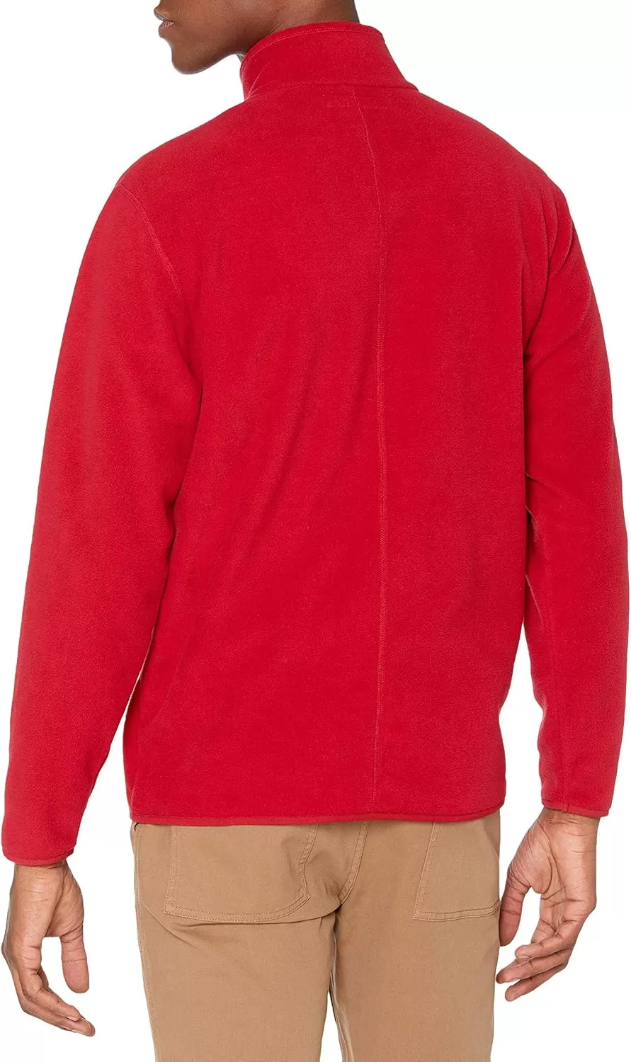 imageAmazon Essentials Mens FullZip Fleece Jacket Available in Big ampamp TallRed