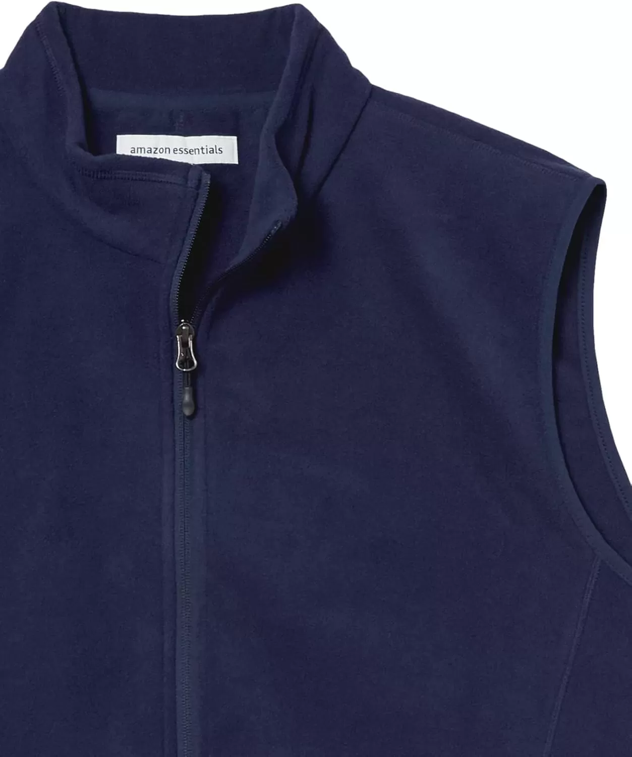 imageAmazon Essentials Mens FullZip Polar Fleece Vest Available in Big ampamp TallNavy