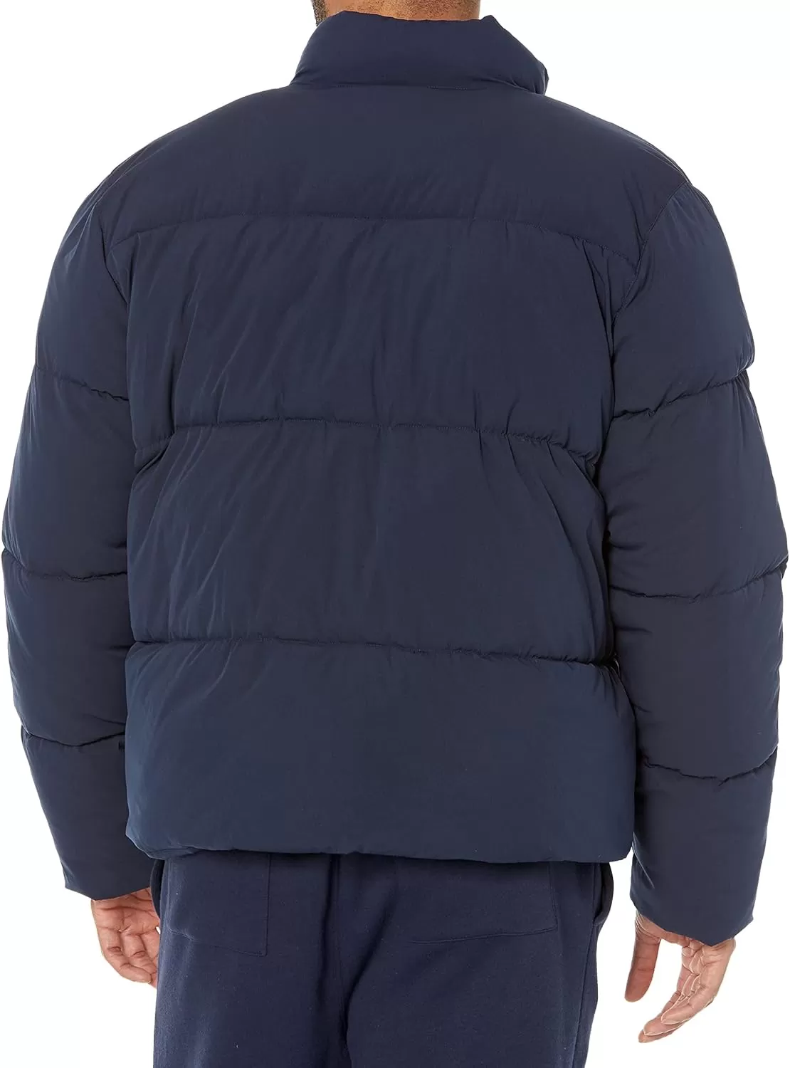 imageAmazon Essentials Mens Mock Neck Heavyweight Puffer Coat Available in Big ampamp TallNavy