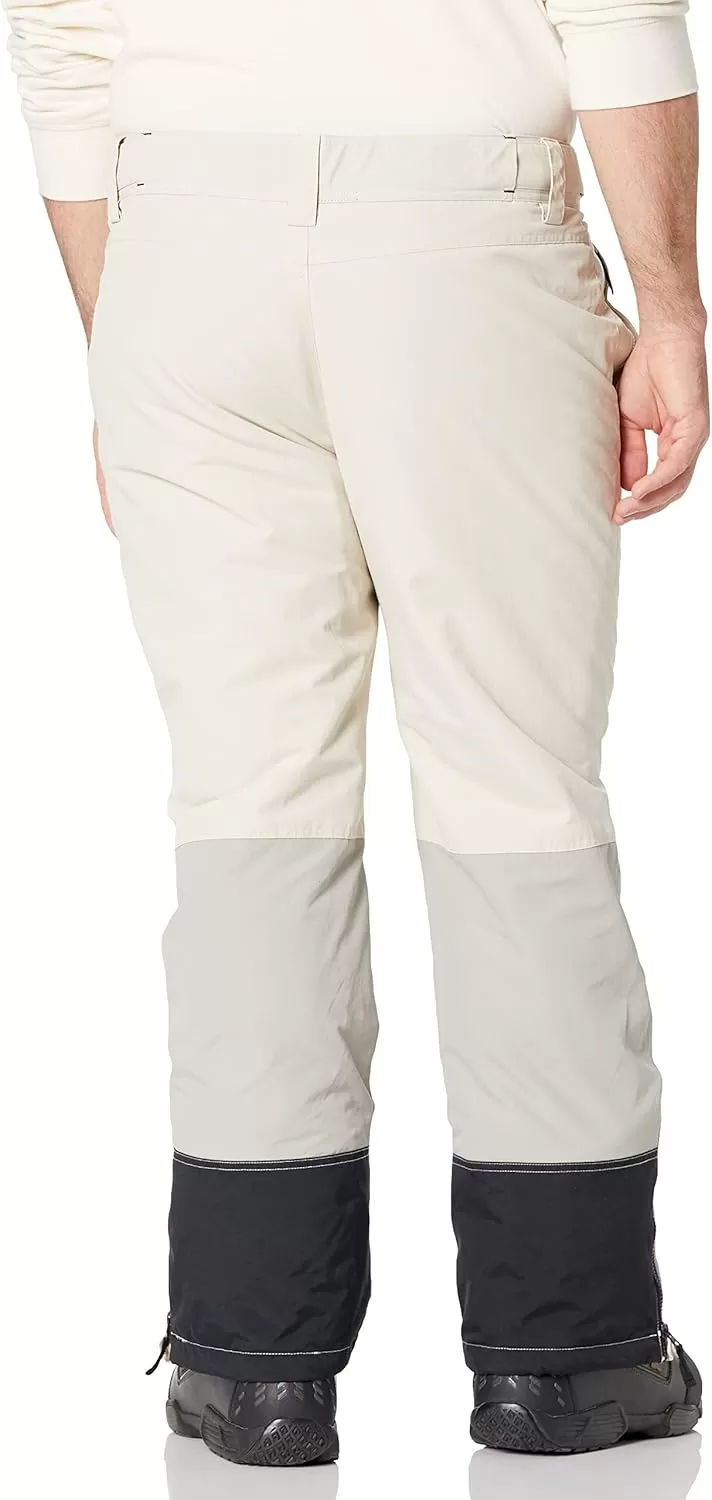 imageAmazon Essentials Mens WaterResistant Insulated Snowboard Ski Snow PantGrey Stone Color Block
