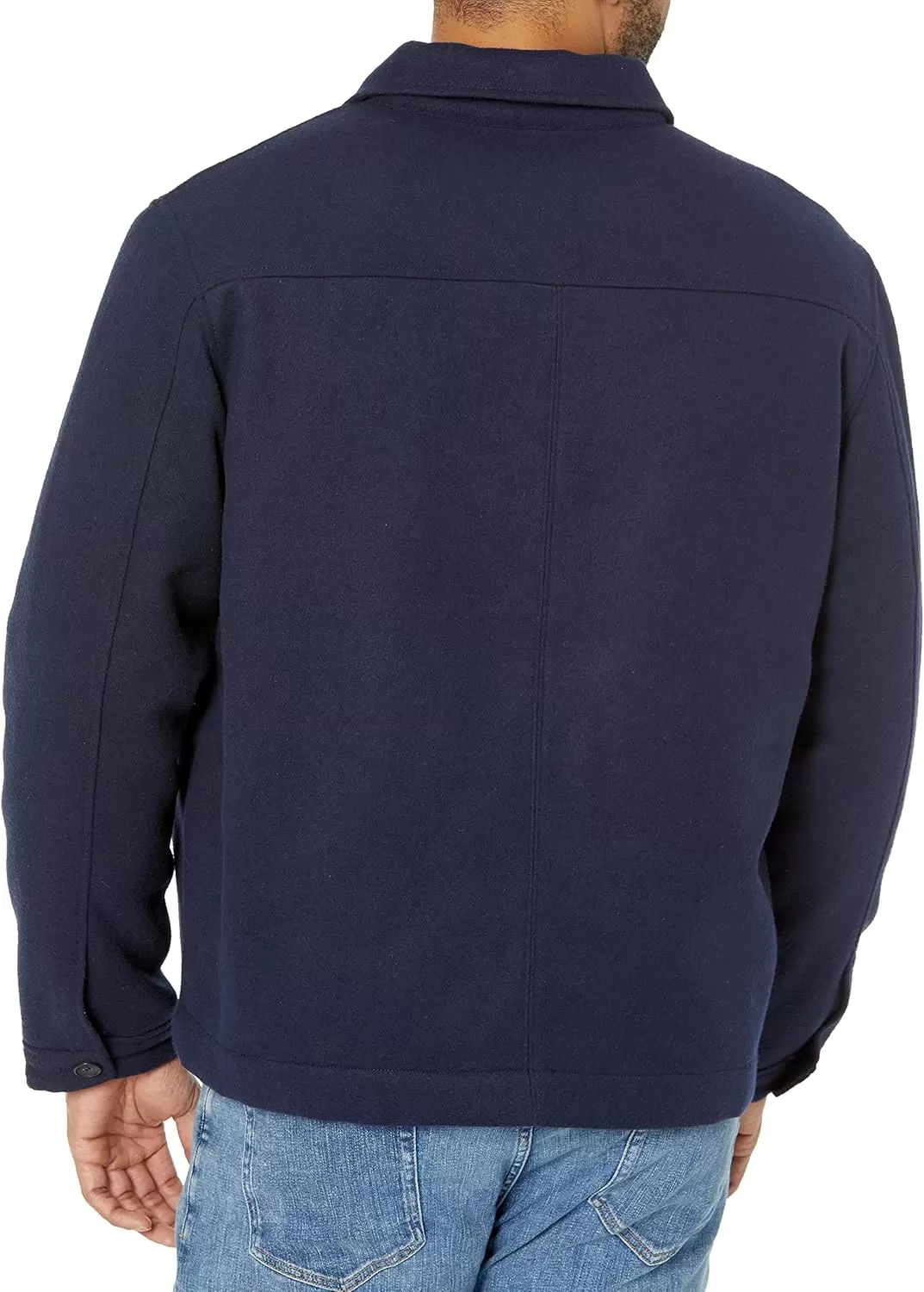 imageAmazon Essentials Mens Wool Bomber Jacket Available in Big ampamp TallNavy