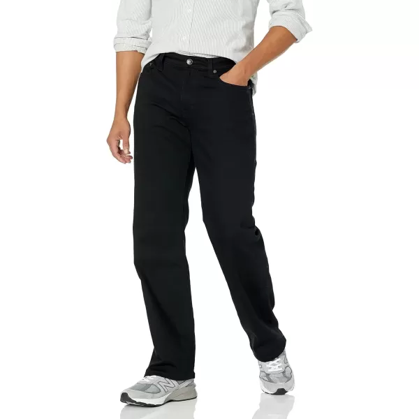 imageAmazon Essentials Jeans for Men Straight Fit BootcutBlack