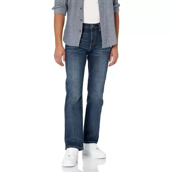 imageAmazon Essentials Jeans for Men Straight Fit BootcutDark Wash