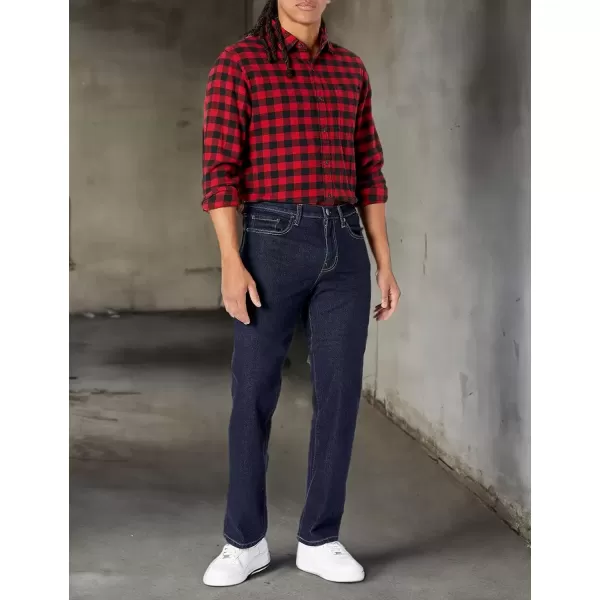 imageAmazon Essentials Jeans for Men Straight Fit BootcutRinsed