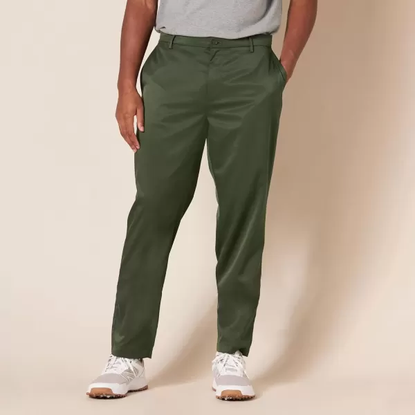 imageAmazon Essentials Mens Athleticfit Stretch Golf Pants Available in Big ampamp TallDark Olive