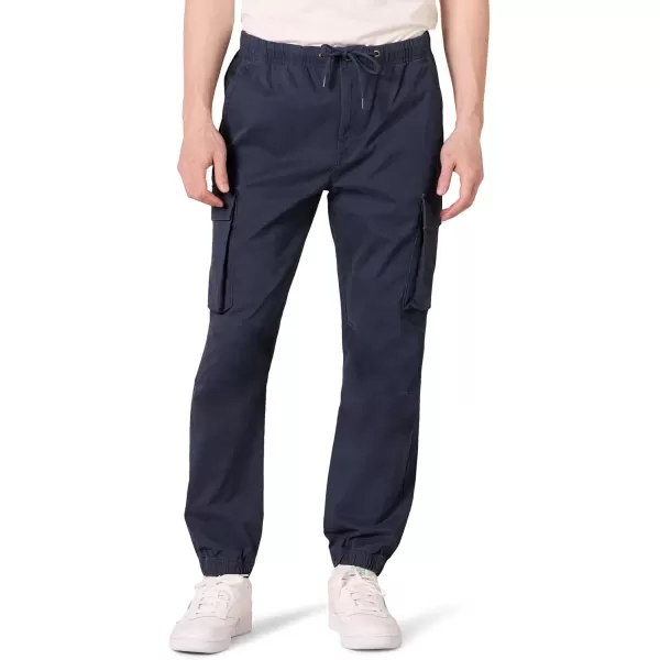 imageAmazon Essentials Mens DrawstringWaist RegularFit Cargo JoggerNavy