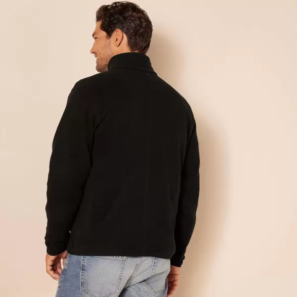 imageAmazon Essentials Mens FullZip Fleece Jacket Available in Big ampamp TallBlack
