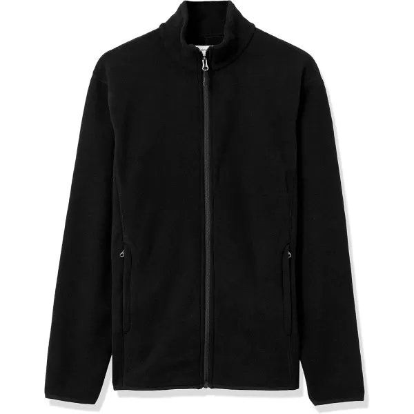 imageAmazon Essentials Mens FullZip Fleece Jacket Available in Big ampamp TallBlack