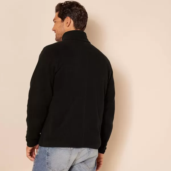 imageAmazon Essentials Mens FullZip Fleece Jacket Available in Big ampamp TallBlack