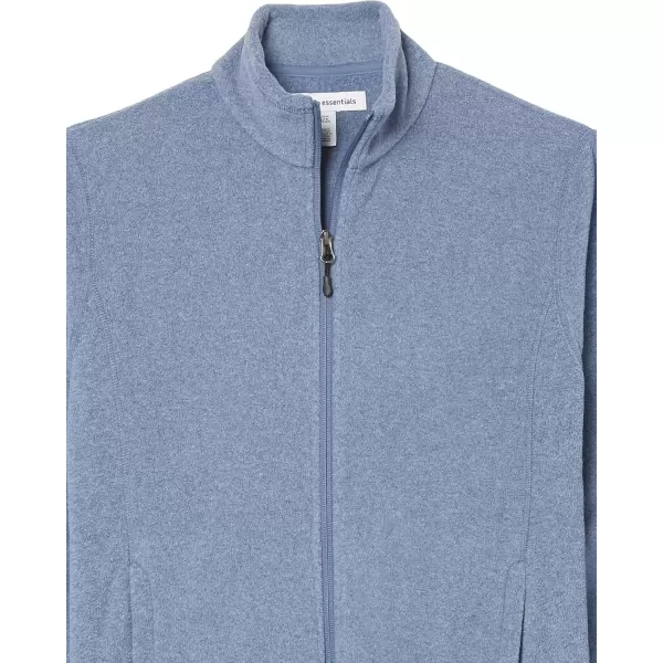 imageAmazon Essentials Mens FullZip Fleece Jacket Available in Big ampamp TallBlue Heather