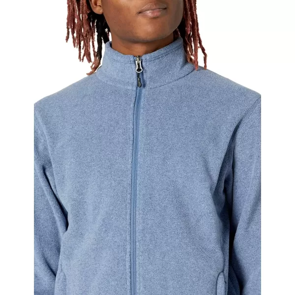 imageAmazon Essentials Mens FullZip Fleece Jacket Available in Big ampamp TallBlue Heather