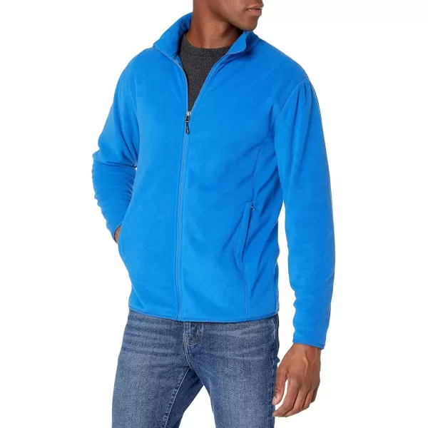 imageAmazon Essentials Mens FullZip Fleece Jacket Available in Big ampamp TallCobalt Blue