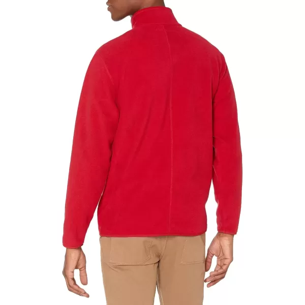 imageAmazon Essentials Mens FullZip Fleece Jacket Available in Big ampamp TallRed