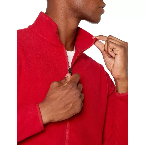 imageAmazon Essentials Mens FullZip Fleece Jacket Available in Big ampamp TallRed