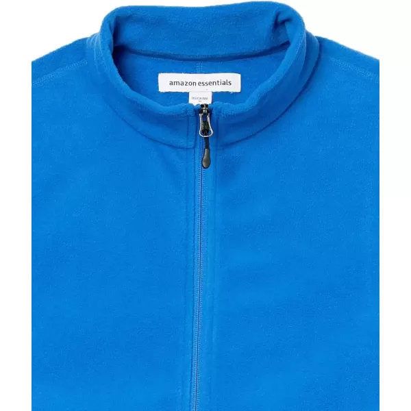 imageAmazon Essentials Mens FullZip Polar Fleece Vest Available in Big ampamp TallCobalt Blue