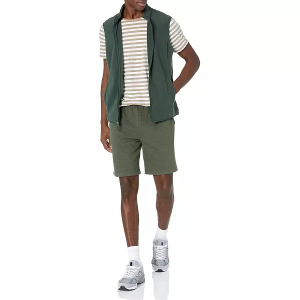 imageAmazon Essentials Mens FullZip Polar Fleece Vest Available in Big ampamp TallForest Green