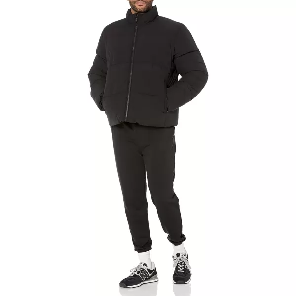 imageAmazon Essentials Mens Mock Neck Heavyweight Puffer Coat Available in Big ampamp TallBlack