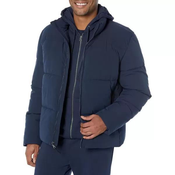 imageAmazon Essentials Mens Mock Neck Heavyweight Puffer Coat Available in Big ampamp TallNavy