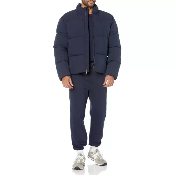 imageAmazon Essentials Mens Mock Neck Heavyweight Puffer Coat Available in Big ampamp TallNavy
