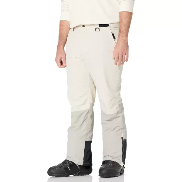 imageAmazon Essentials Mens WaterResistant Insulated Snowboard Ski Snow PantGrey Stone Color Block