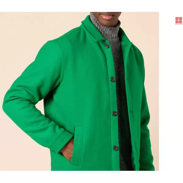 imageAmazon Essentials Mens Wool Bomber Jacket Available in Big ampamp TallGreen