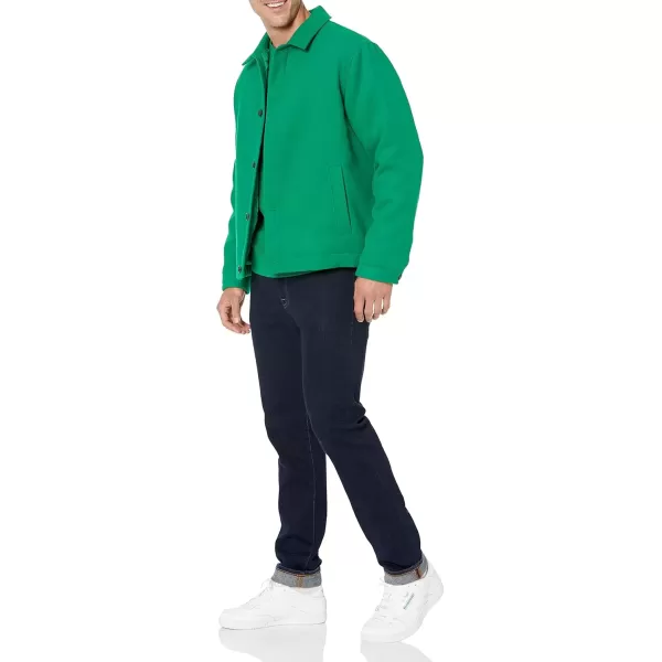 imageAmazon Essentials Mens Wool Bomber Jacket Available in Big ampamp TallGreen