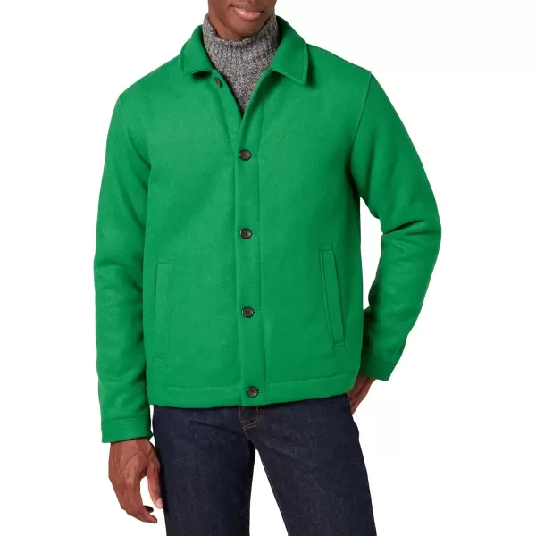 imageAmazon Essentials Mens Wool Bomber Jacket Available in Big ampamp TallGreen