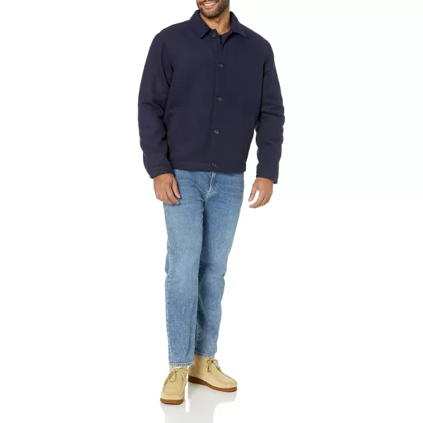 imageAmazon Essentials Mens Wool Bomber Jacket Available in Big ampamp TallNavy