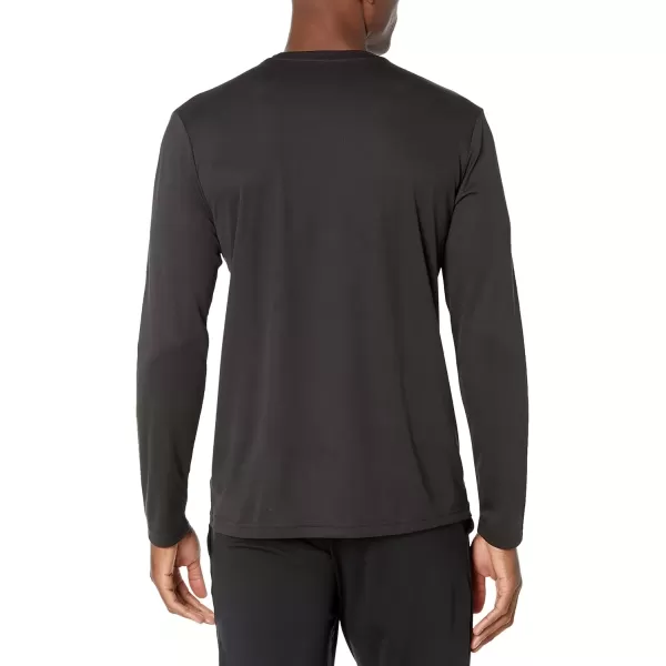 imageAmazon Essentials Long Sleeve Shirt for Men Performance TechBlack