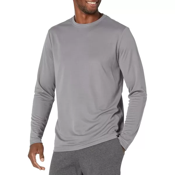 imageAmazon Essentials Long Sleeve Shirt for Men Performance TechMedium Grey