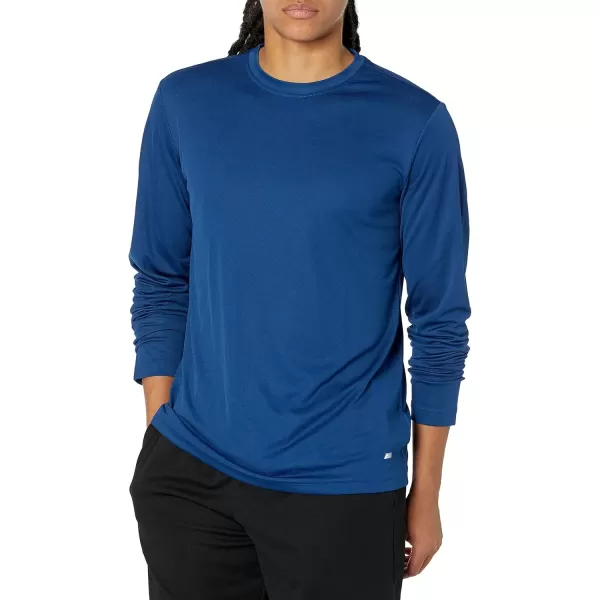 imageAmazon Essentials Long Sleeve Shirt for Men Performance TechNavy