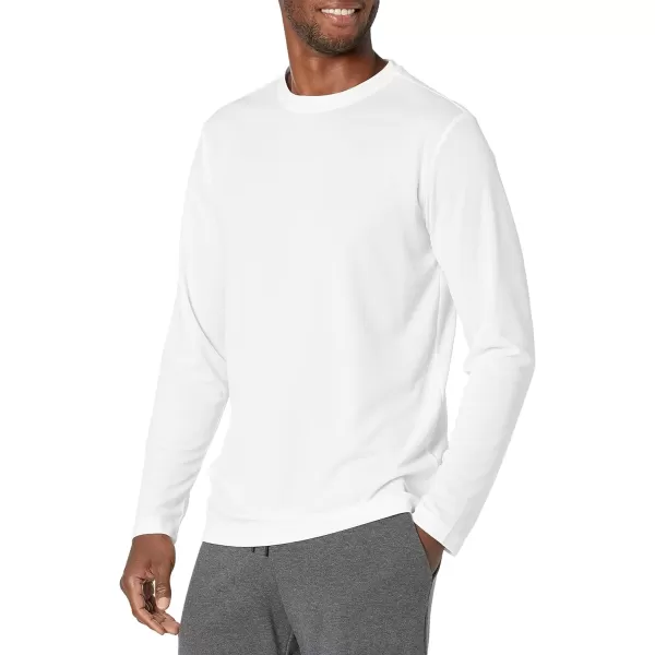 imageAmazon Essentials Long Sleeve Shirt for Men Performance TechWhite