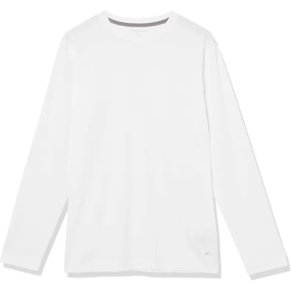 imageAmazon Essentials Long Sleeve Shirt for Men Performance TechWhite