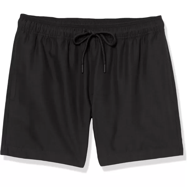 imageAmazon Essentials Mens 5quot QuickDry Swim TrunkBlack