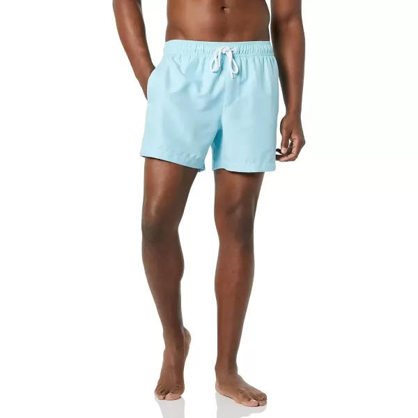 imageAmazon Essentials Mens 5quot QuickDry Swim TrunkLight Blue