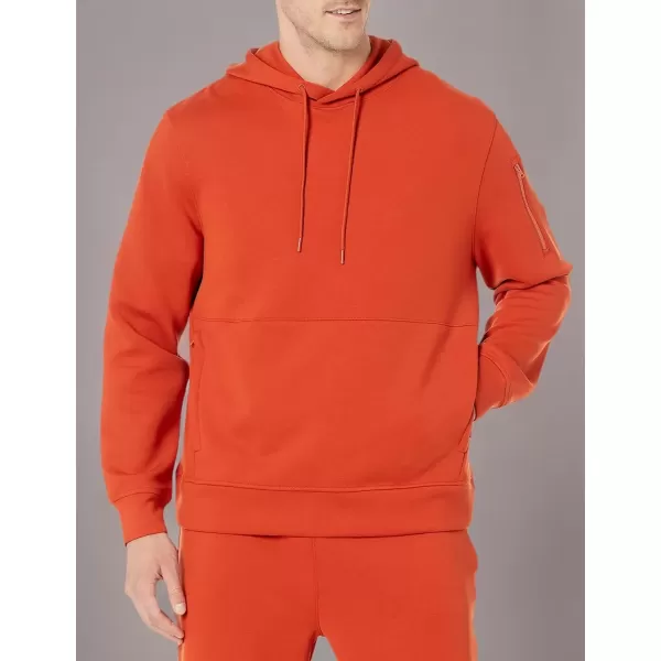 imageAmazon Essentials Mens Active Sweat Hoodie Available in Big ampamp TallRust Orange