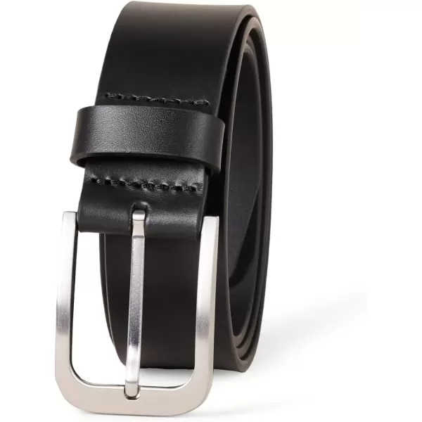 imageAmazon Essentials Mens Classic Jean Leather BeltBlack