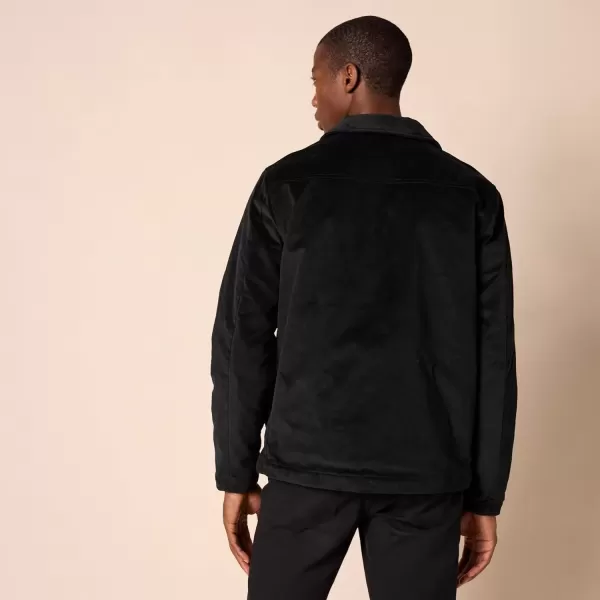 imageAmazon Essentials Mens Corduroy Work Jacket Available in Big ampamp TallBlack