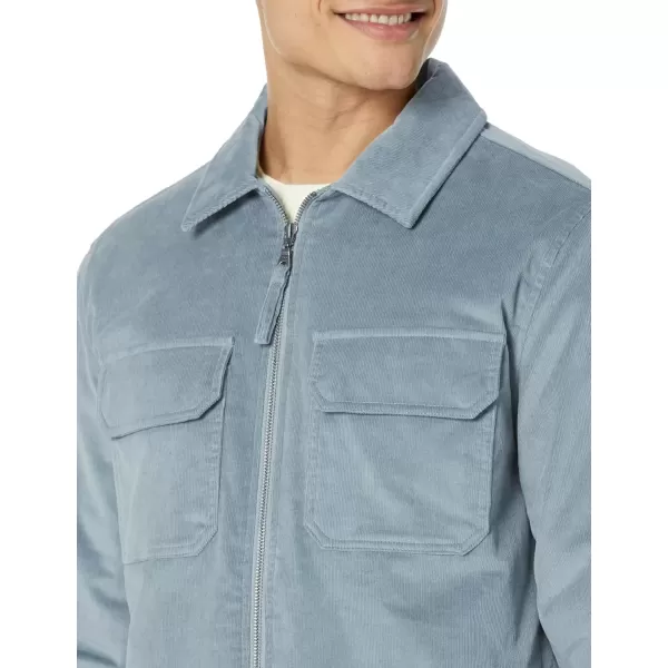 imageAmazon Essentials Mens Corduroy Work Jacket Available in Big ampamp TallGrey