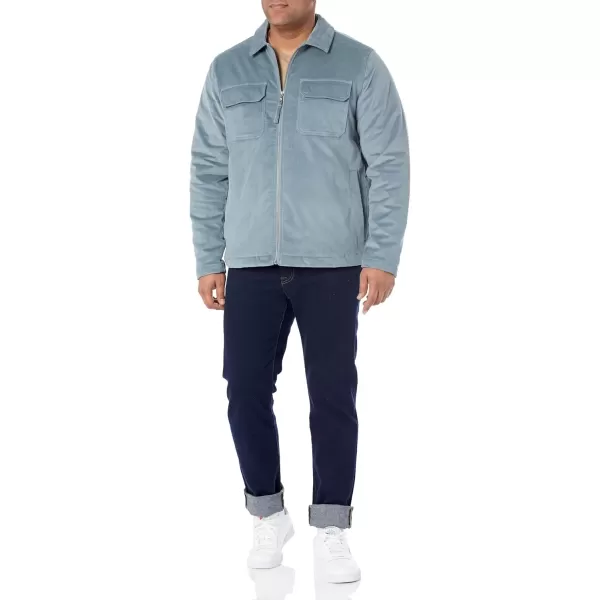 imageAmazon Essentials Mens Corduroy Work Jacket Available in Big ampamp TallGrey