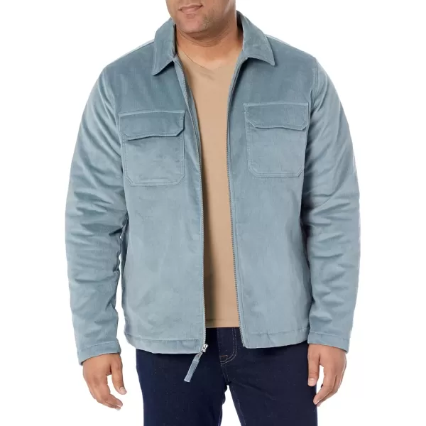 imageAmazon Essentials Mens Corduroy Work Jacket Available in Big ampamp TallGrey