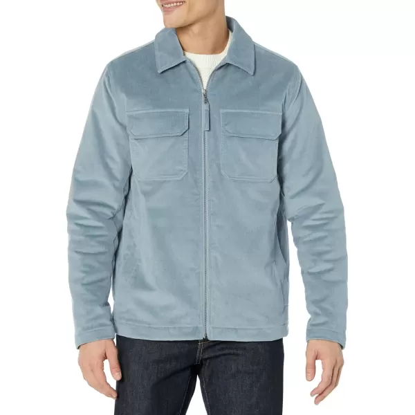 imageAmazon Essentials Mens Corduroy Work Jacket Available in Big ampamp TallGrey