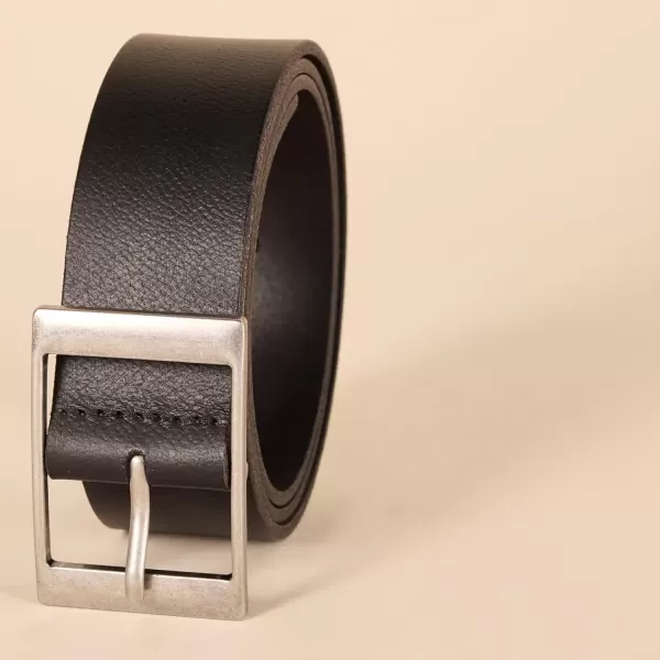 imageAmazon Essentials Mens Distressed Leather BeltBlack