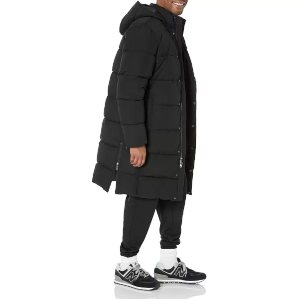 imageAmazon Essentials Mens Hooded Long Puffer CoatBlack