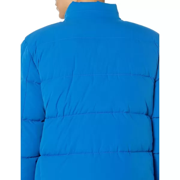 imageAmazon Essentials Mens Hooded Long Puffer CoatBright Blue