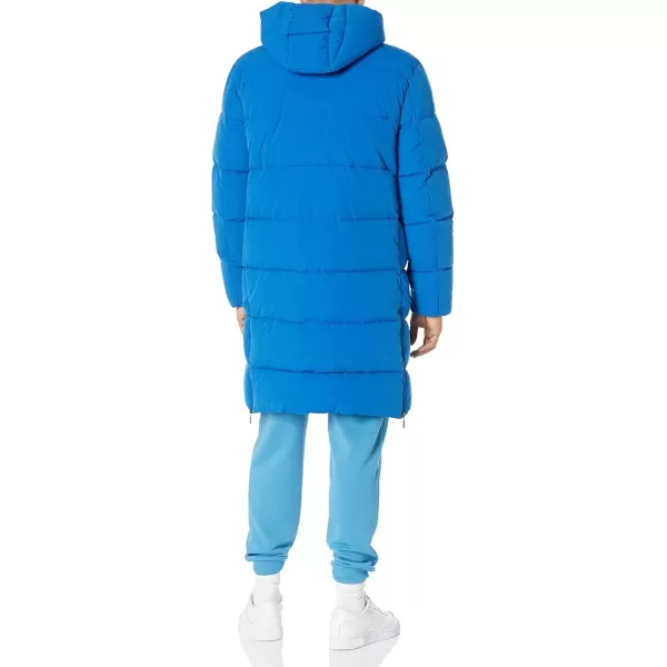 imageAmazon Essentials Mens Hooded Long Puffer CoatBright Blue